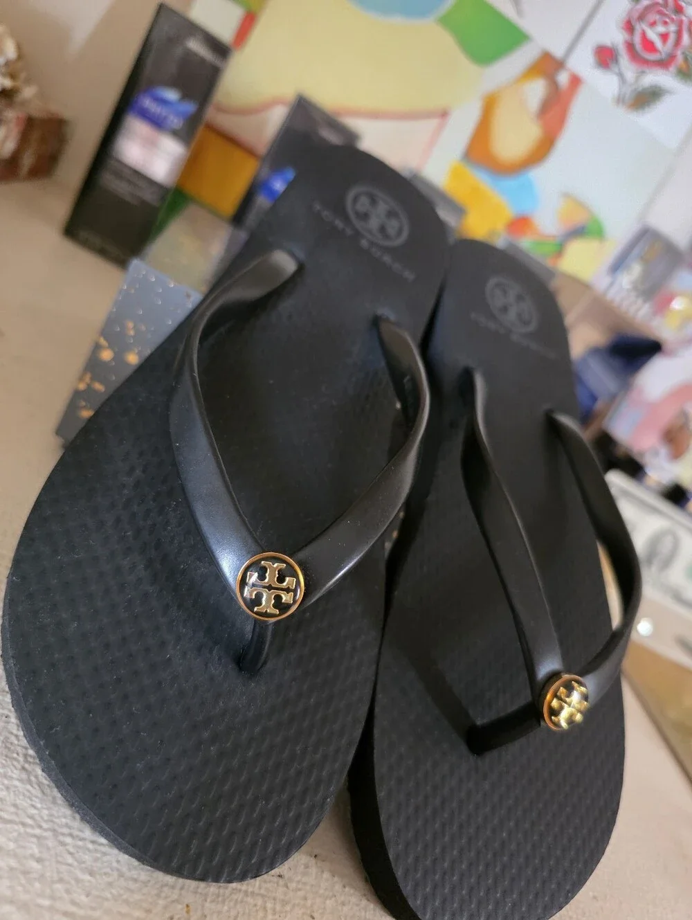 Tory Burch Flip Flops 7 M Discontinued design